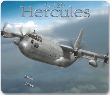 C-130 Hercules Aircraft Mouse Pad